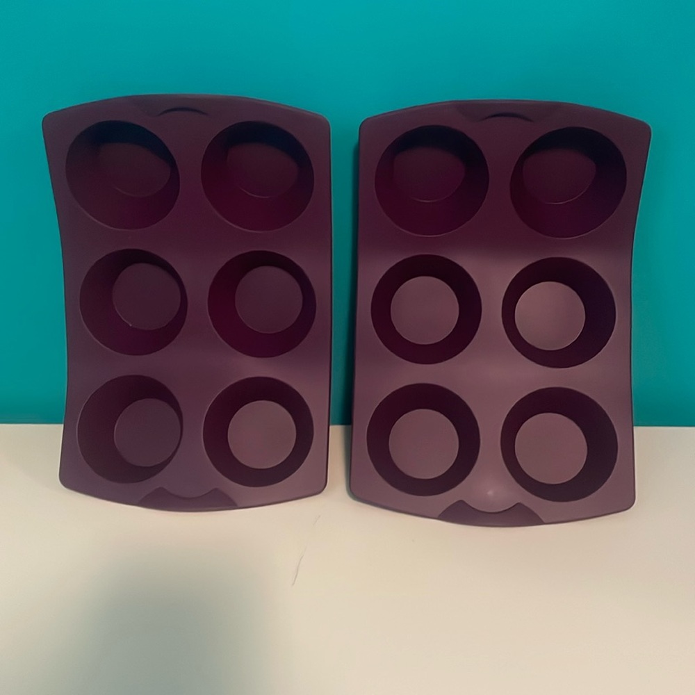 set of 2 silicone baking forms